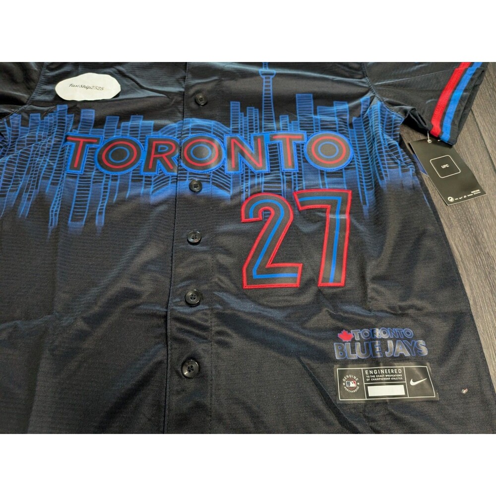 🚨 Vladimir Guerrero Jr #27 Toronto Blue Jays Connect City  Jersey Men's XL - Picture 3 of 3
